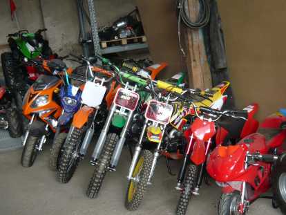 Dirt bike,minibike,pitbike -různé druhy